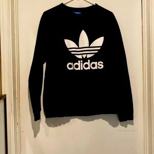 Adidas black sweatshirt, female size MEDIUM, good condition